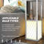 HOMCOM Floor Lamp with Shelves Tall Standing Lamp Dual Light-283797916