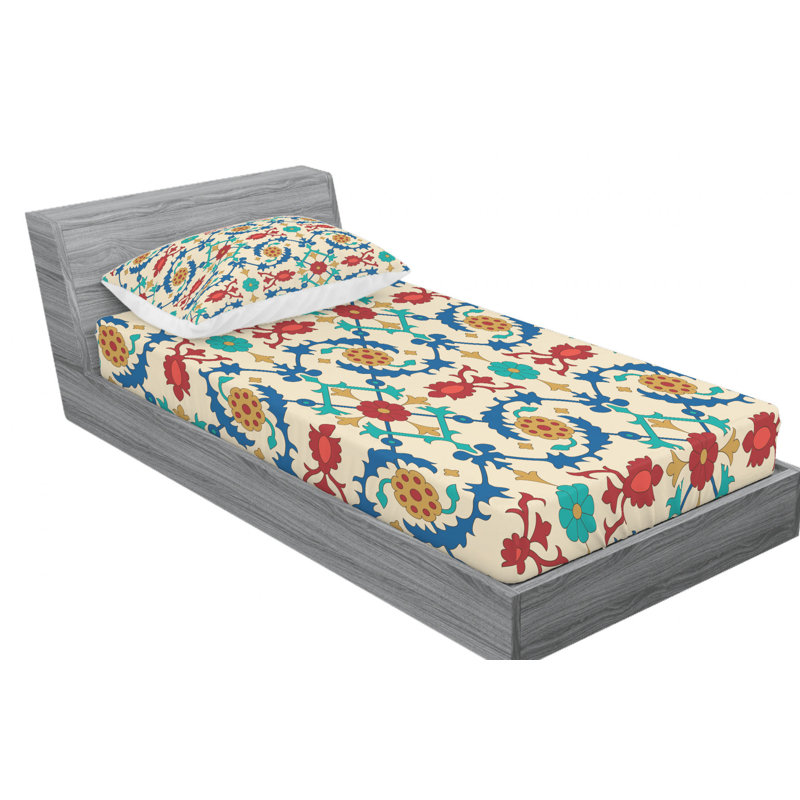 Microfiber Sheet Set, Twin Sheet Set with Fitted Sheet