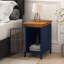 Table de chevet avec armoire de rangement et plateau en bois massif, table de chevet, canapé, table basse d'appoint pour chambre à coucher, salon (ensemble de deux pièces)-267974622