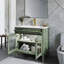 Meuble-lavabo de salle de bain 35,6 po Mid-Century-130065517