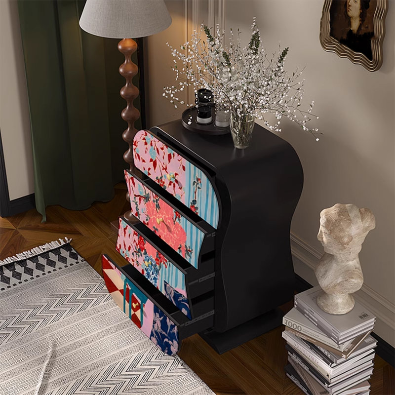 Armoire de rangement avec tiroirs coulissants