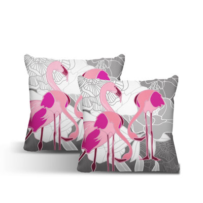 Outdoor Reversible Throw Pillow