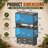 Dual 120 Gallon Reptile Tank with Stand, 2-in-1 Front-Opening Glass Doors & Mesh Top Enclosure, Large Reptile Habitat with Storage Cabinets and Built-In Power Outlet for Bearded Dragons, Snakes, Lizards, Geckos, or Tortoises (Bulbs and Lampshades Not Inc
