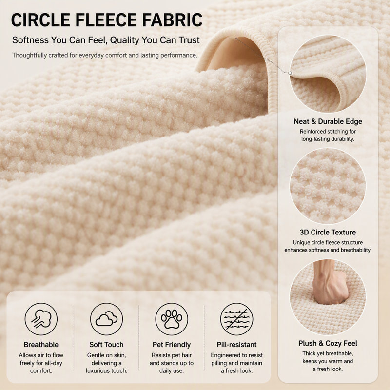 Canapé compressible en acajou, canapé simple avec repose-pieds, sans assemblage, blanc, 59.4 lbs, White Fabric