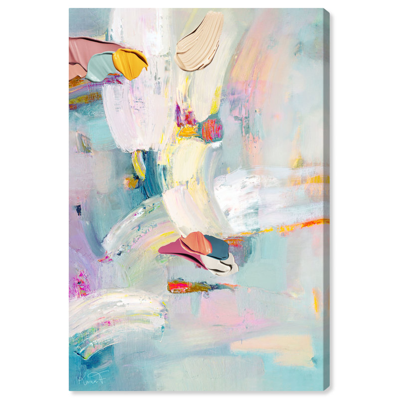 Sunny Chicago - peinture sur toile, Toile tendue, H 54 po x l 36 po