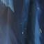 Dark Blue And Gold Strokes VIII - Fractals Blackout Abstract Curtain - 1 Panel-107808919