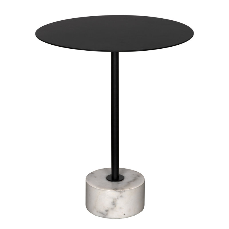 Govinda Steel Top End Table