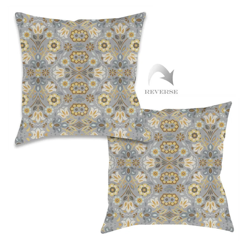 Coussin Indochine, Gris