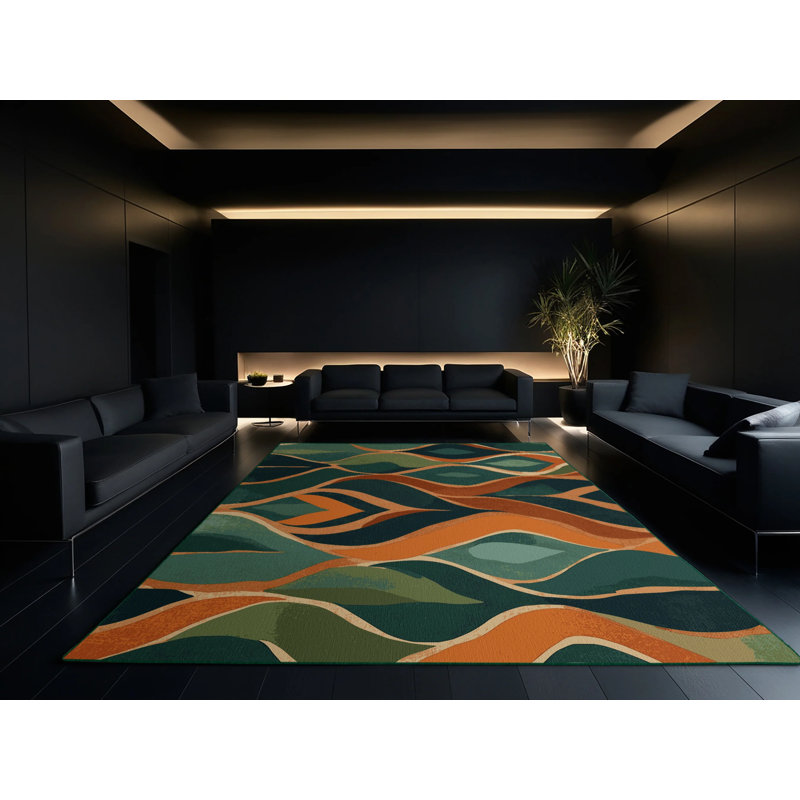 Tapis mosaïque Forest Prime, Carré 8 pi