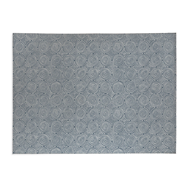 Paillasson Rolling Circles, Ivoire ivoire, L 60 po x L 84 po