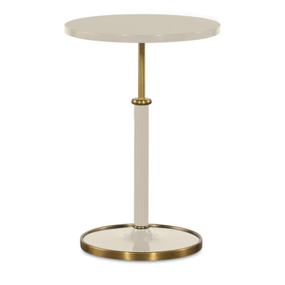 Olsen Brass Pedestal End Table
