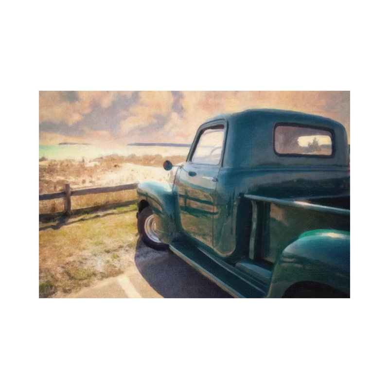 Great Ride Great View - Wrapped Canvas Print, 20.32 cm H x 30.48 cm W