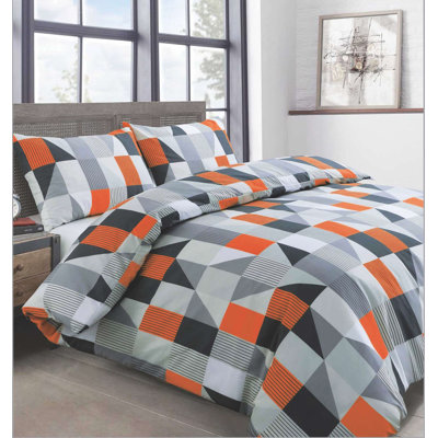 Geometric Shapes Easycare Polycotton Duvet Set