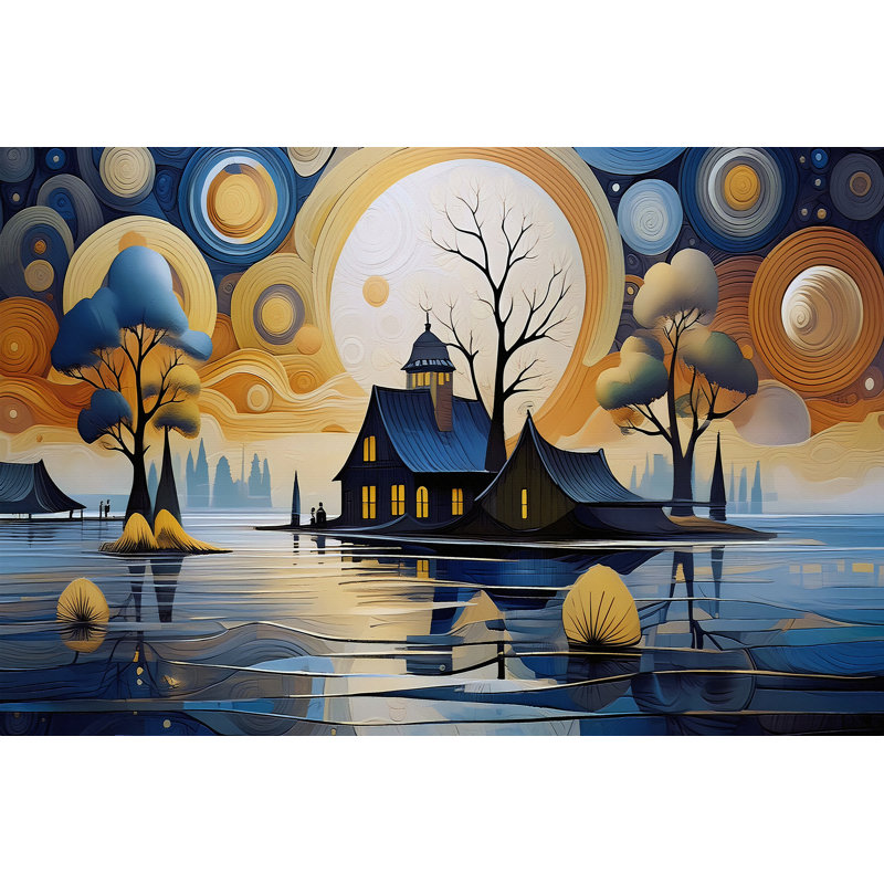 Moonlit Night, 20" H x 30" W