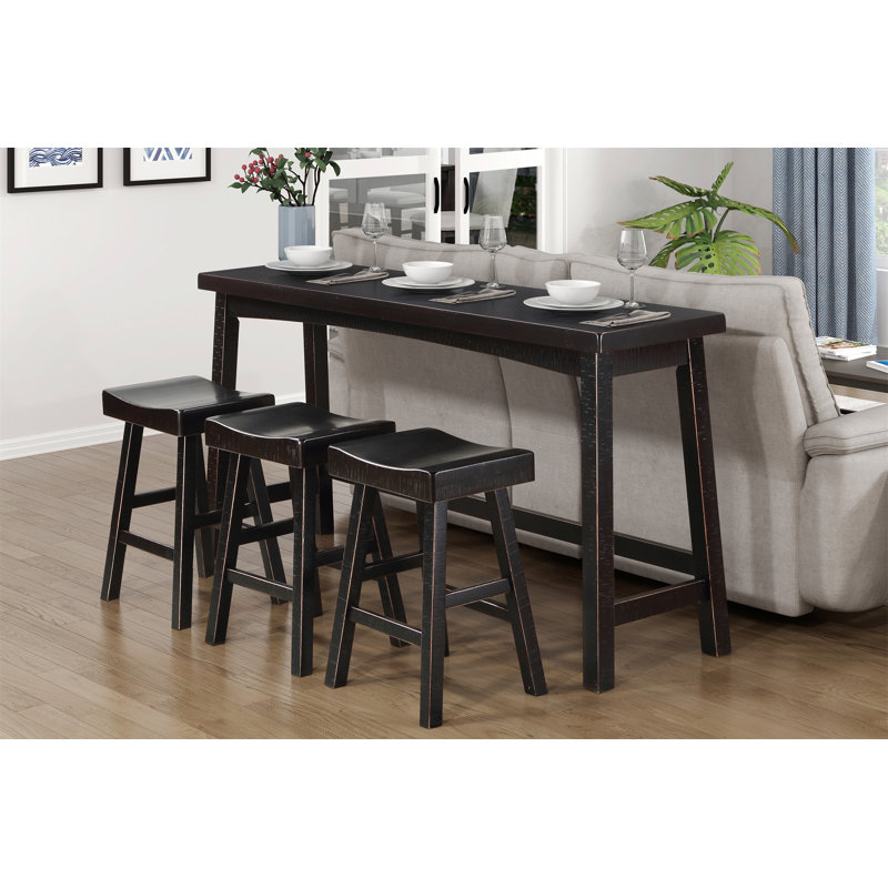Ensemble de tabourets à hauteur de comptoir de conception transitionnelle 2 pièces seulement, sans les tables