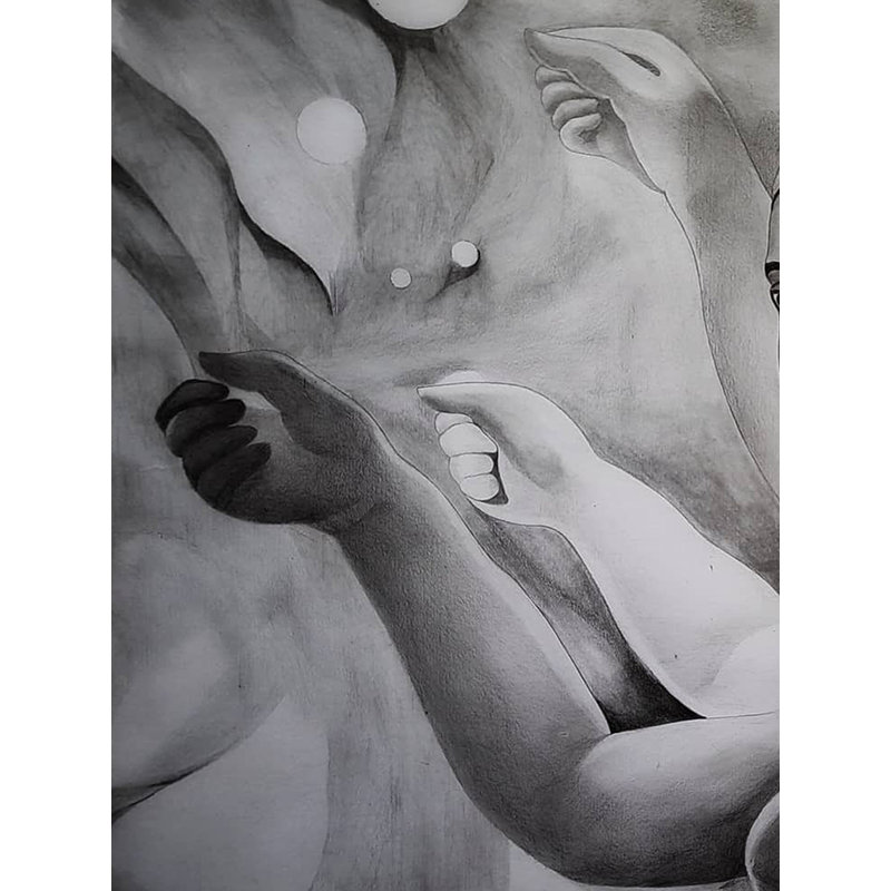 Attractive Goddess Durga | Graphite On Paper | By Sajan Dhal