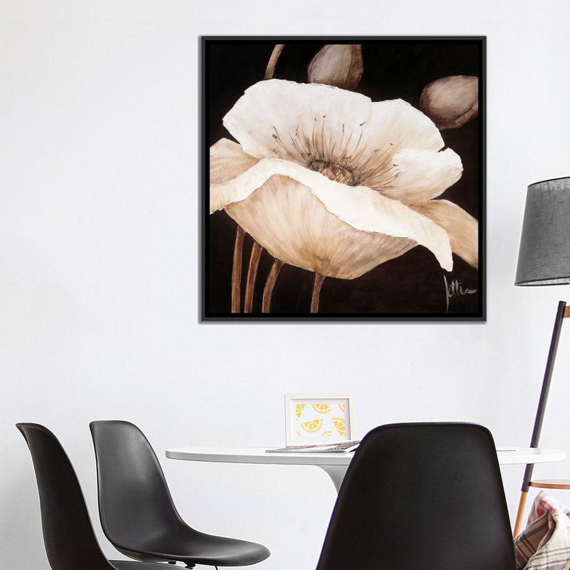 « incroyable pops ii », impression sur toile, H 18 po x l 18 po x P 1,5 po, Toile avec cadre noir, Pas de tapis