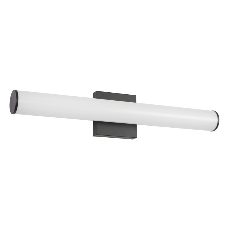Rico 24-in Black dimmable LED Wall Sconce, Matte Black
