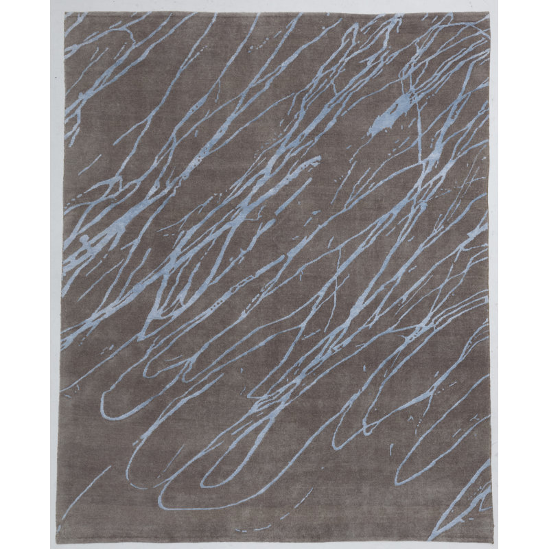 Hand Knotted Abstract Rug