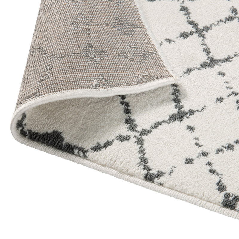 Tapis de style géométrique moderne Jarnell, Rectangle 5 pi x 7 pi