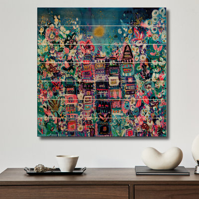 Impression d'art mural en bois - Hocus Pocus par Samantha Redfern