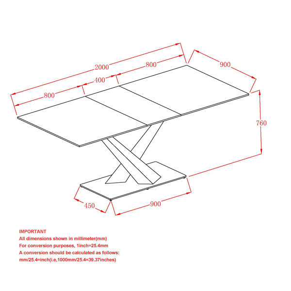 Dimensions du produit