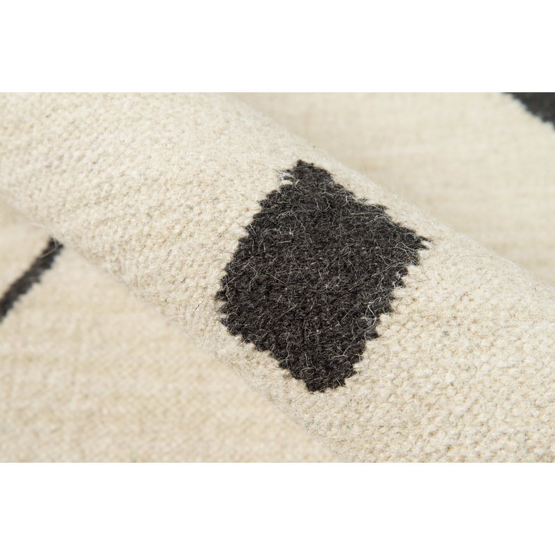 Thompson Hand Woven Wool Geometric Area Rug, Rectangle 7'6" x 9'6"
