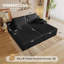 Canapé surdimensionné de 80,3 po de largeur, méridienne rembourrée avec accoudoirs carrés, canapé-lit modulaire Cloud, siège profond, aucun assemblage requis, canapé-lit moderne pour lire dans la chambre à coucher-1530794859