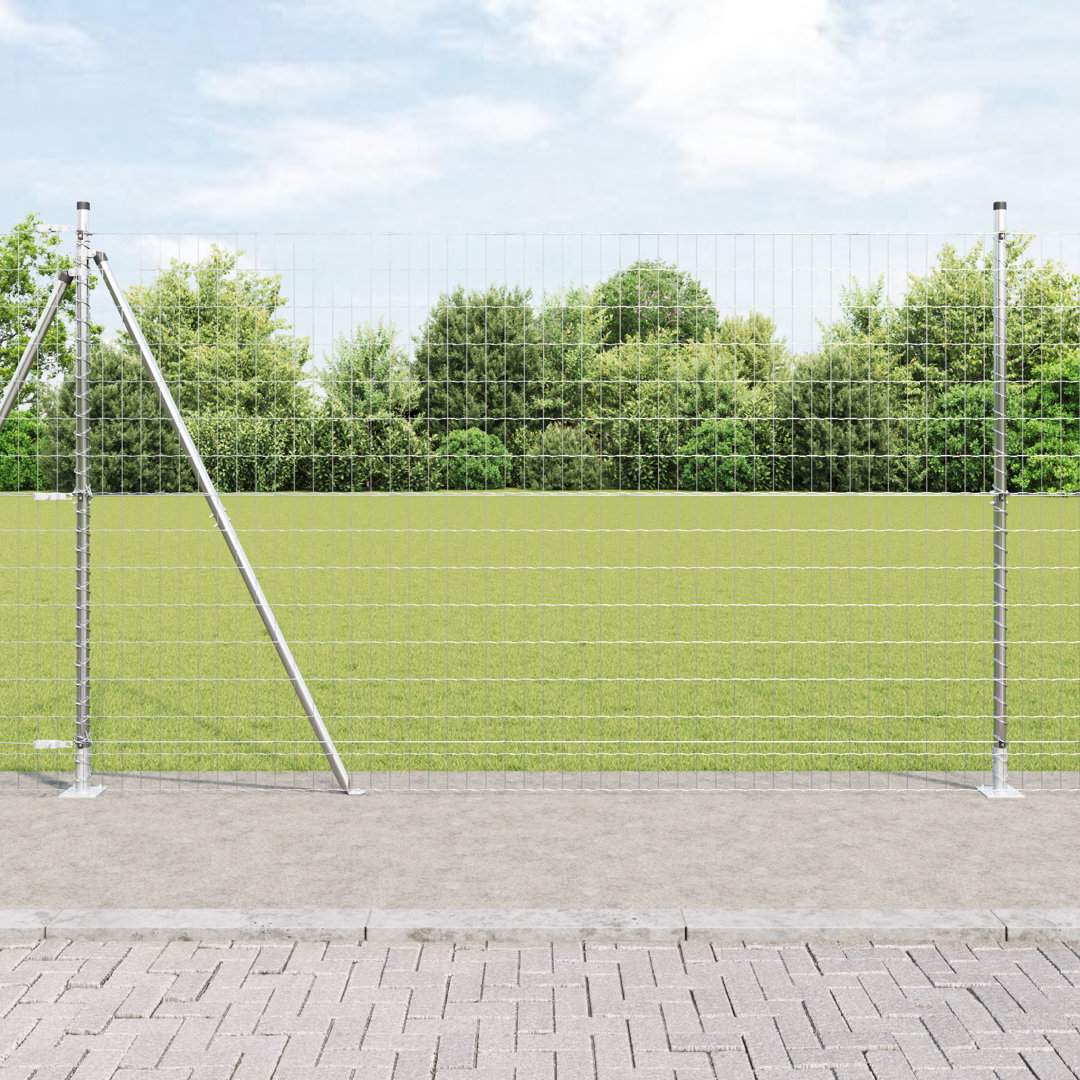 Euro Fence Grey Steel