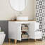 Meuble-lavabo autoportant avec lavabo