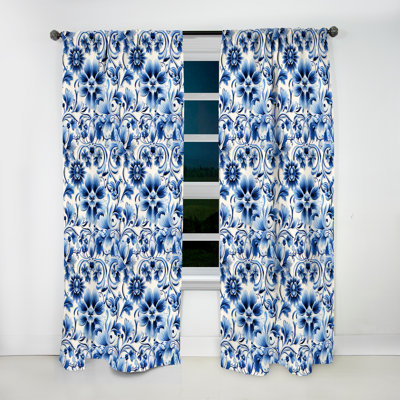 Motif victorien Cobalt