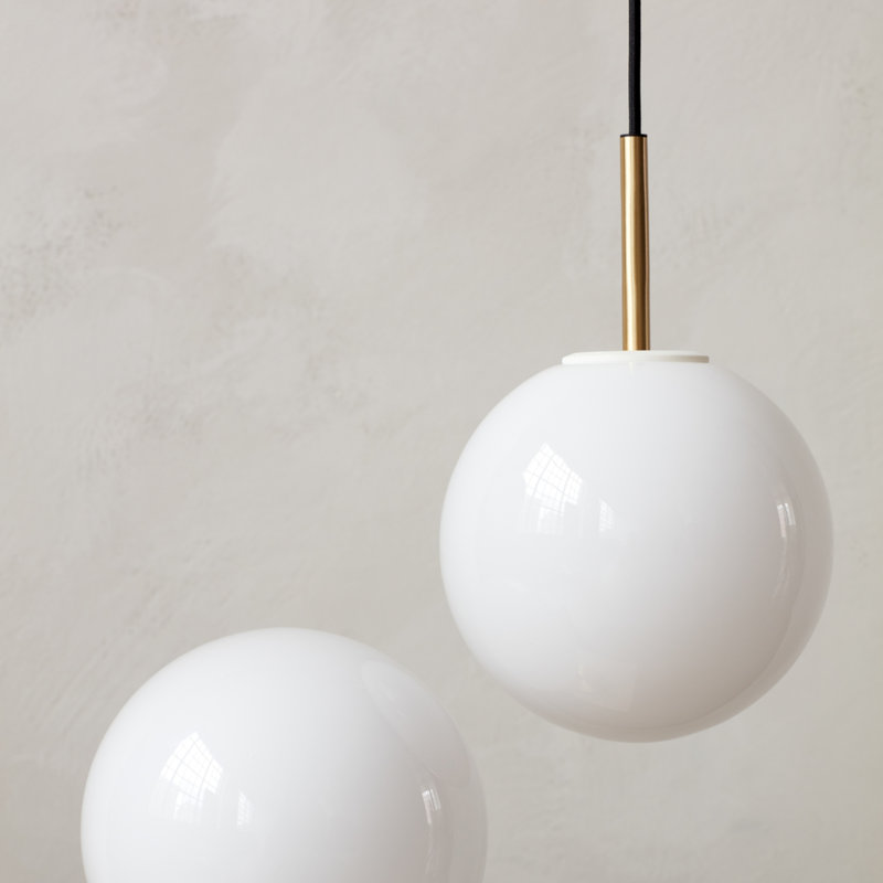TR Table Lamp, 16.1" H x 7.9" W x 7.9" D, Matte Opal