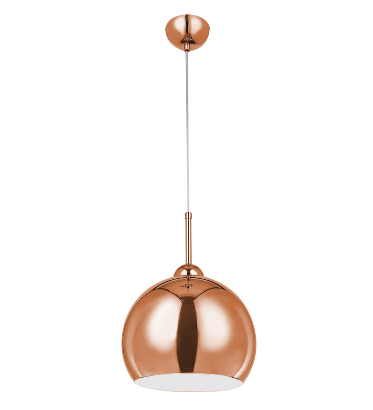 1 - Light Copper Dome Pendant