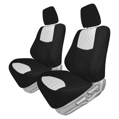 Latitude Run® Ultraflex Neoprene Custom Fit Front Set Car Seat Covers for 2014-2019 Toyota Corolla S, SE, LE