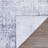 Jahiem Abstract Mist Gray Blue High- Low Indoor Rug-1428943195