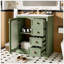 Meuble-lavabo de 30 po avec porte en verre à fermeture en douceur-650918509