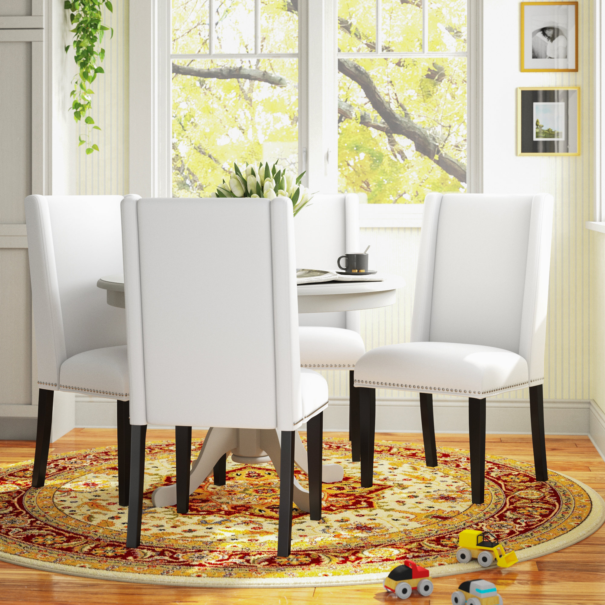 Amiyha Solid Back Dining Chair