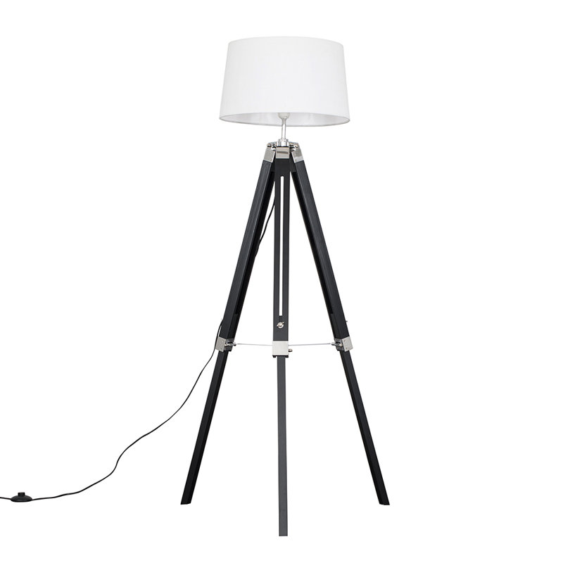 Bella Vista 152cm Tripod Floor Lamp, LED bulb, White