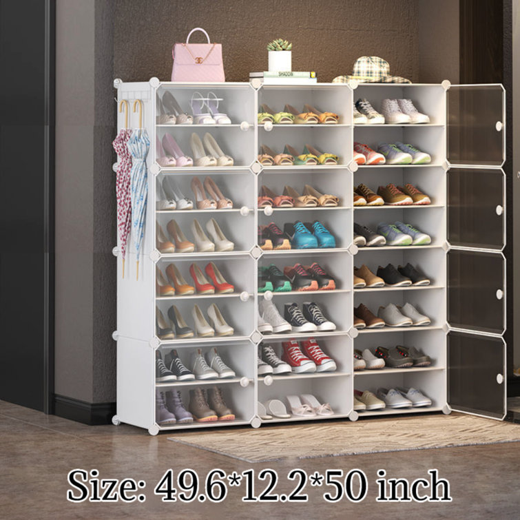 12-Tier Portable Shoe Rack for Closet - Portable 72 Pair Shoe Rack