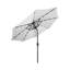 Pavillon de jardin permanent en métal Parasol de marché éclairé avec support remplissable-83979872