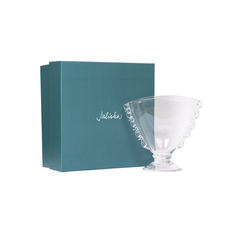 Harriet Fan Vase, 8.5" H x 9" W x 2" D