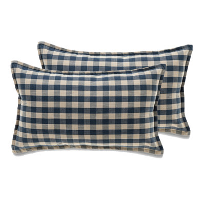 MICHAEL PENNEY / BUFFALO CHECK Reversible Throw Pillow