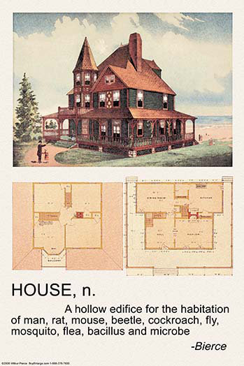 « house n. » par wilbur pierce, reproduction d’art