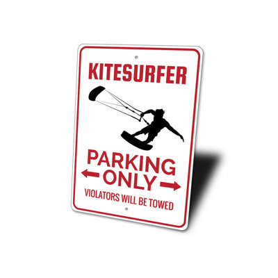 Plaque de kitesurfer