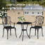Round 3 - Piece 2 - People 61Cm L Outdoor Bistro Set