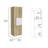 Vanguard Medicine Cabinet, Three Shelves, Single Door Cabinet