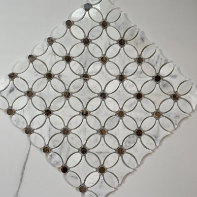 12" x 12" Marble Novelty Mosaic Wall & Floor Tile