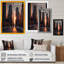 «Maquette Sunset Through Manhattan Skyscrapers I», reproduction sur toile-154762643-154762642