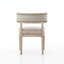 Chaise d'appoint rembourrée en cuir Brooks - 1 chaise seulement et non un ensemble