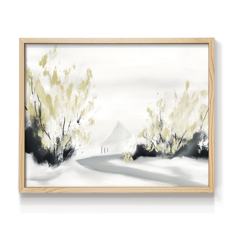 Chirstmas Art-CCL XXVI - Reproduction encadrée - Restickable, Naturel, H 22 po x l 28 po